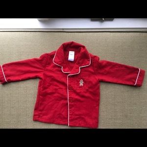 Red Christmas toddler boy pajamas